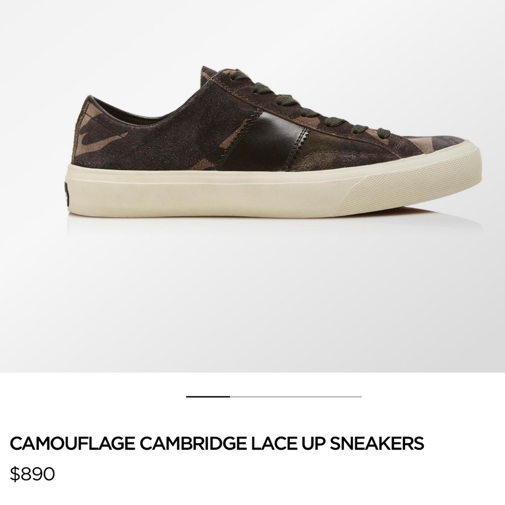 Tom Ford Camouflage Cambridge shoes